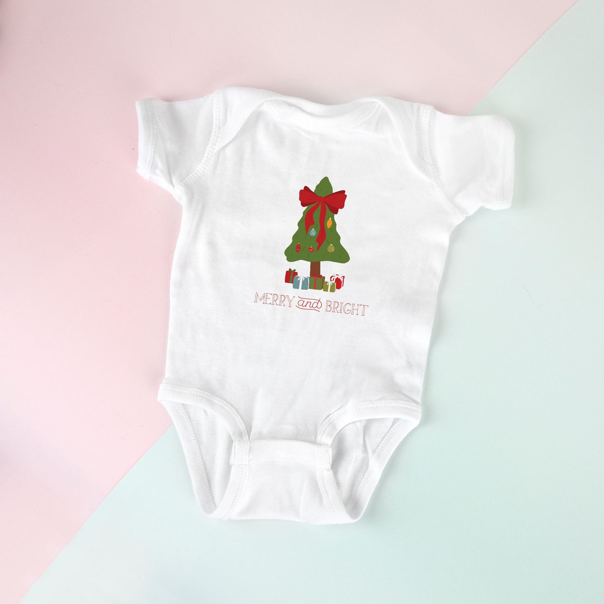 White Baby One-Piece - Merry &amp; Bright