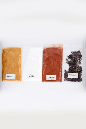 Natural Dye Kit Cochineal & Ground Madder Root & Good Youth T-Shirt