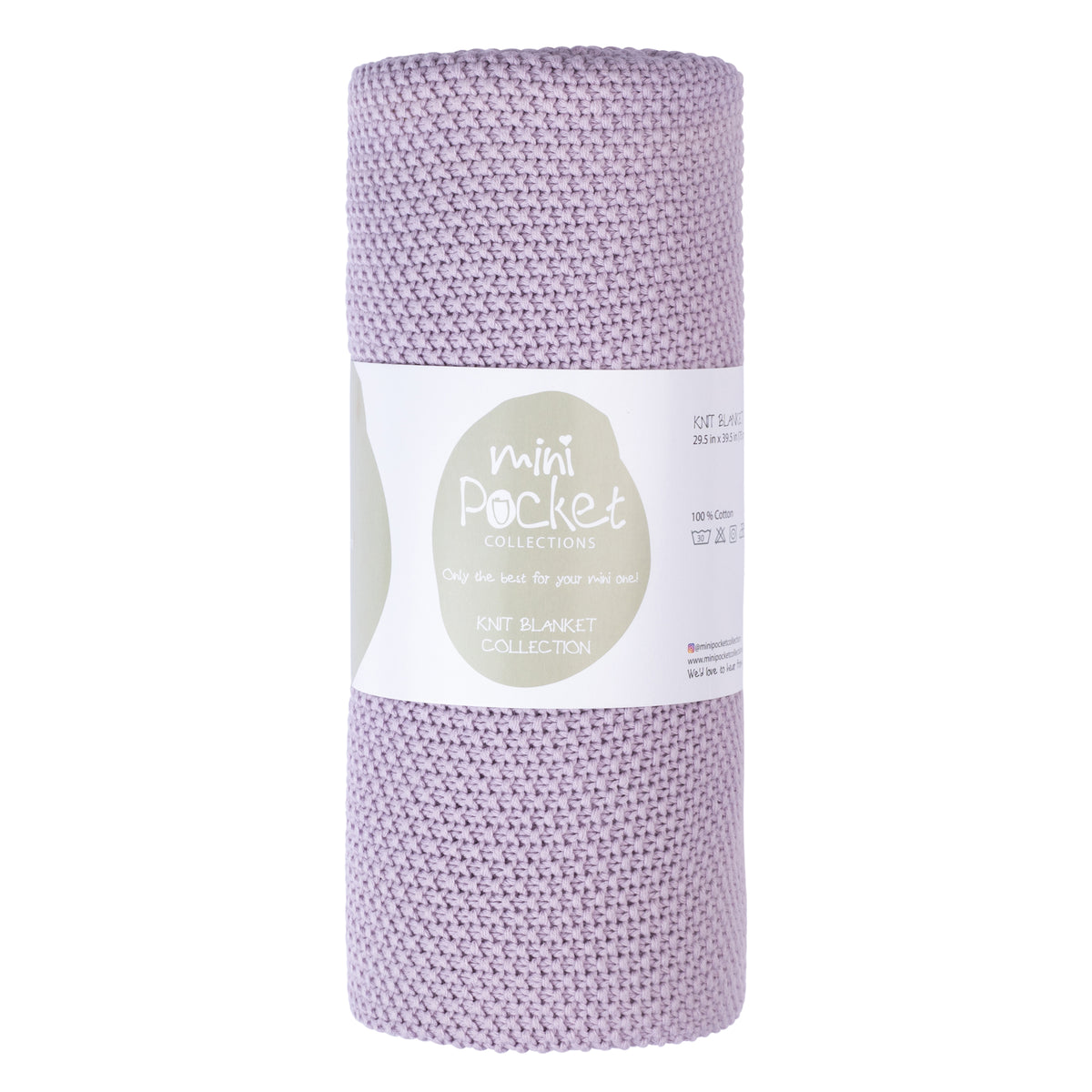 100% Cotton Knit Baby Blanket