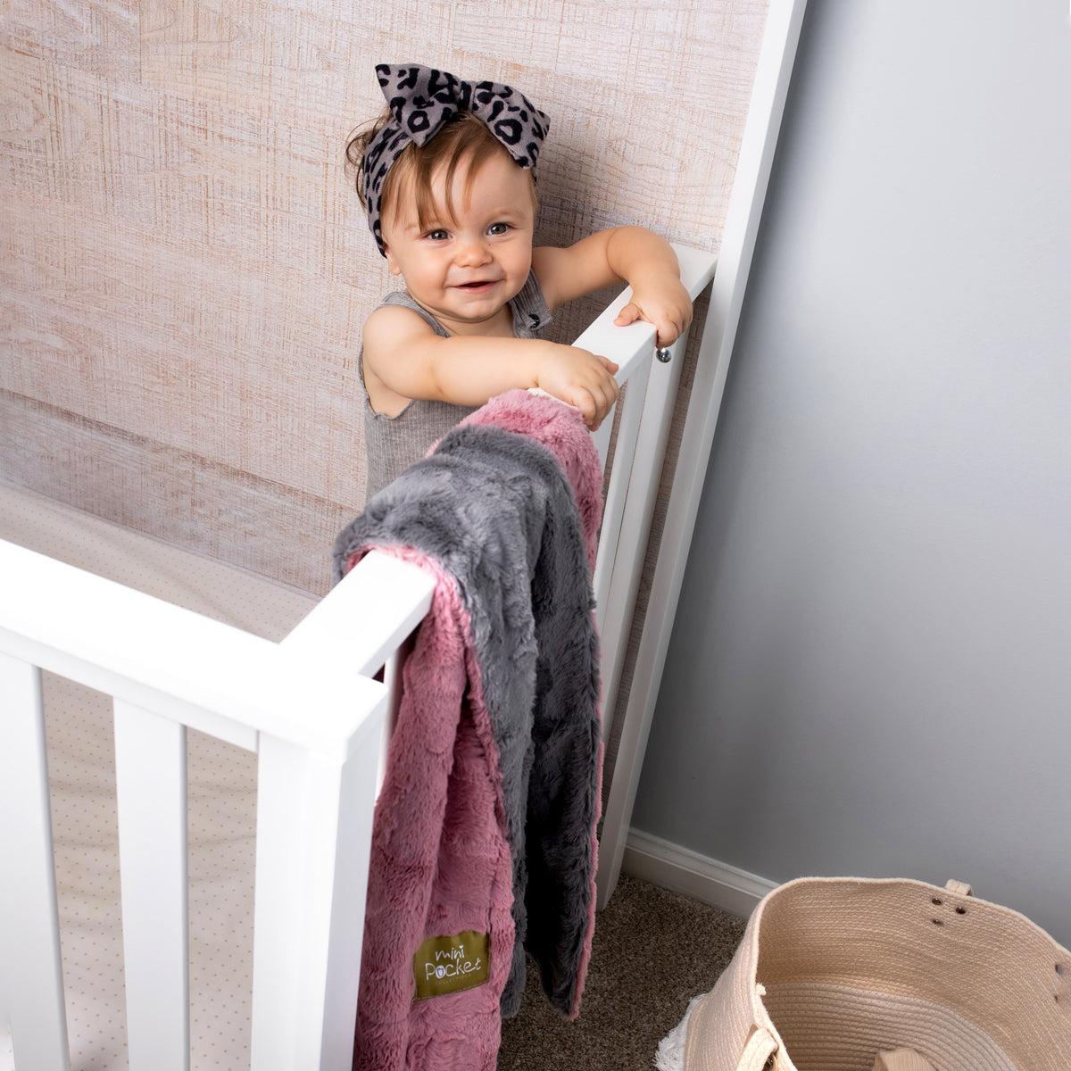 Mico Faux Fur Baby Blanket