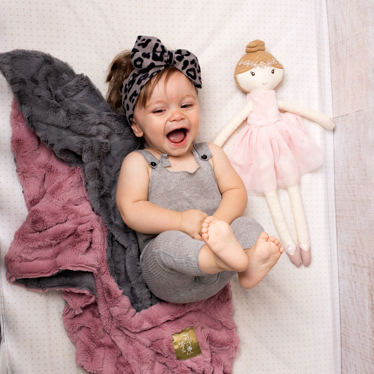 Mico Faux Fur Baby Blanket