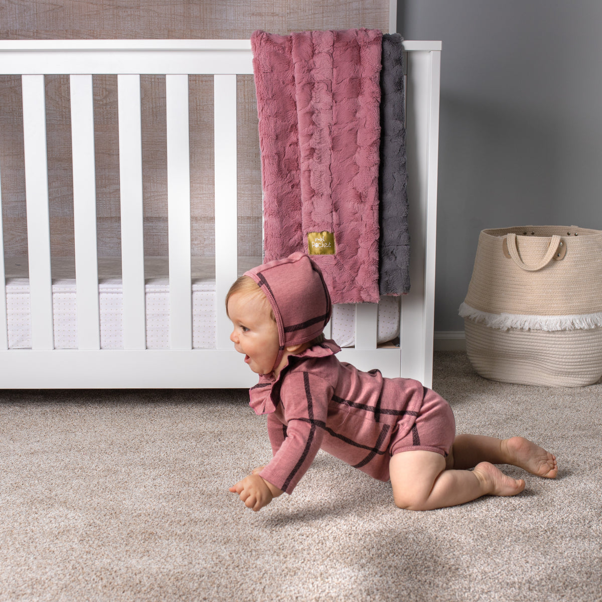 Mico Faux Fur Baby Blanket